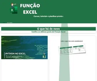 Funcaoexcel.com.br(Função Excel) Screenshot