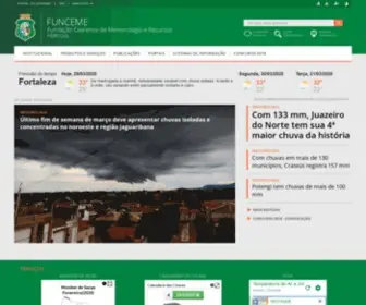 Funceme.br(PÁGINA PRINCIPAL) Screenshot