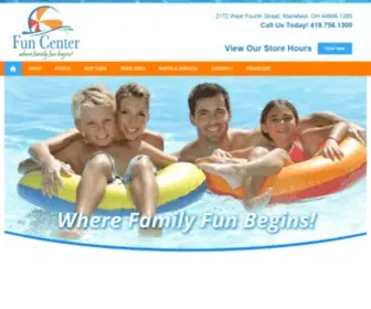 Funcenterpools.com(Mansfield Pool Construction) Screenshot