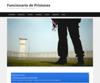 Funcionariodeprisiones.info(Funcionario de Prisiones Oposiciones para el 2022) Screenshot