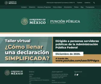 Funcionpublica.gob.mx(SFP) Screenshot