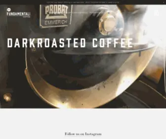 Funcoffeeco.com(Shop for classic dark roasted coffee blends based on the three fundamentals of coffee) Screenshot