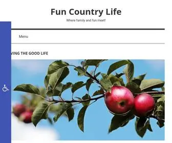 Funcountrylife.com(Where family and fun meet) Screenshot