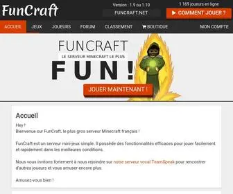 Funcraft.net(Serveur Minecraft Mini) Screenshot