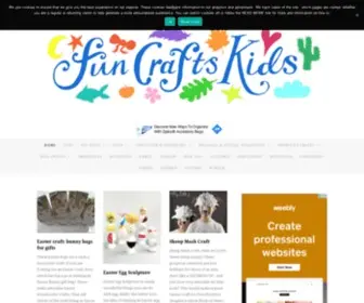 Funcraftskids.com(Fun Crafts Kids) Screenshot