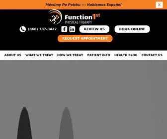 Function1ST.com(Physical Therapy Chicago) Screenshot