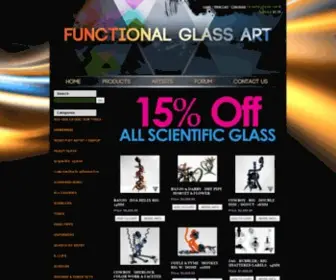Functionalglassart.com(Functional Glass Art) Screenshot