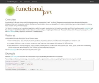 Functionaljava.org(Functional Java) Screenshot