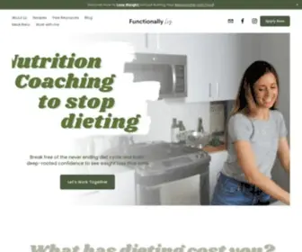 Functionallyliz.com(Mindful Eating) Screenshot