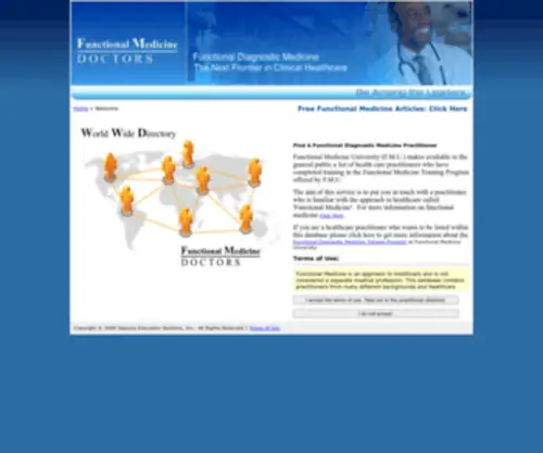 Functionalmedicinedoctors.com(Functional Medicine Doctors) Screenshot