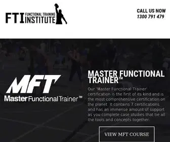 Functionaltraininginstitute.com(Certified Functional Training Courses and Fitness Programs Classes) Screenshot