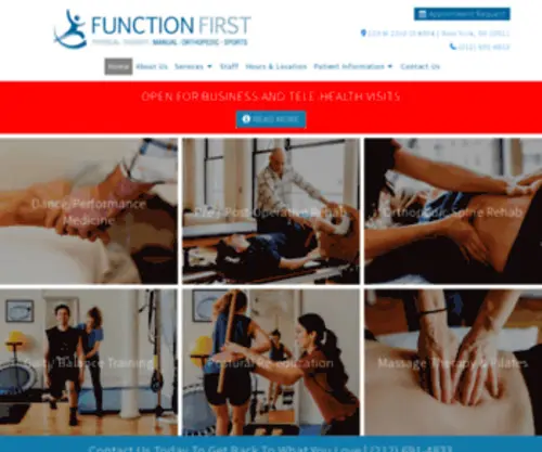 Functionfirstpt.com(Physical Therapy New York) Screenshot