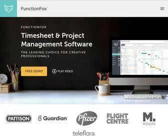 Functionfox.com(Simple Online Timesheets & Project Management) Screenshot