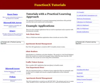 Functionx.com(FunctionX Tutorials) Screenshot