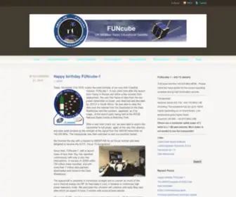 Funcube.org.uk(The FUNcube Web Site) Screenshot