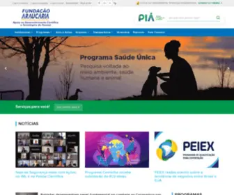 Fundacaoaraucaria.org.br(FUNDAÇÃO) Screenshot
