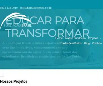 Fundacaobrasil.org.uk(Funda) Screenshot