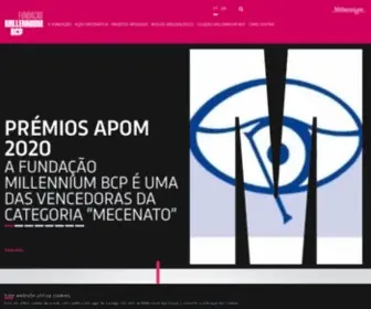 Fundacaomillenniumbcp.pt(Fundação) Screenshot