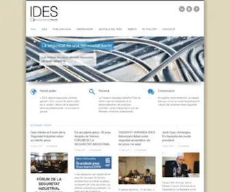 Fundacio-Ides.org(Institut d'Estudis de la Seguretat) Screenshot