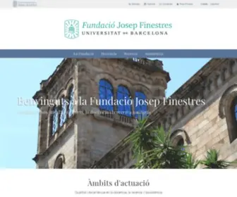 Fundaciojosepfinestres.cat(Inici) Screenshot