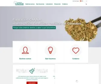 Fundacion-Canna.es(Fundación CANNA) Screenshot