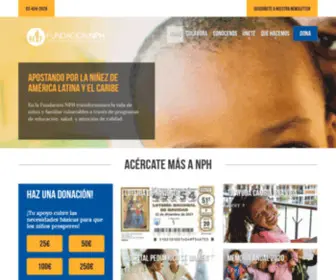Fundacion-NPH.org(Apostando por la niñez de América Latina) Screenshot