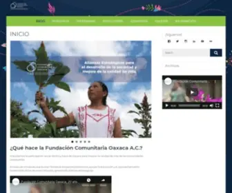 Fundacion-Oaxaca.org(Fundación Comunitaria Oaxaca) Screenshot