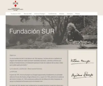 Fundacion-Sur.org.ar(Fundación Sur) Screenshot