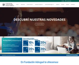Fundacionadrogue.com.ar(Fundación de altos estudios Adrogue) Screenshot