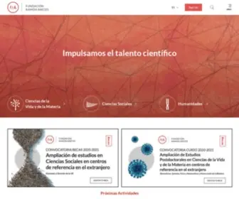Fundacionareces.es(Web sobre la actualidad de la Fundación) Screenshot