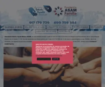 Fundacionasamfamilia.org(Fundación ASAM Familia) Screenshot