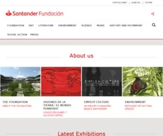 Fundacionbancosantander.com(Fundación Banco Santander) Screenshot