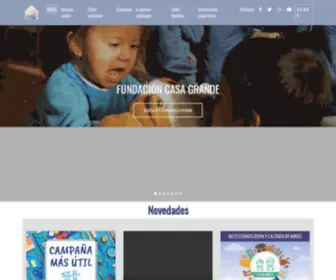 Fundacioncasagrande.com.ar(Fundación Casa Grande) Screenshot