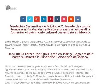 Fundacioncervantina.org(Inicio) Screenshot