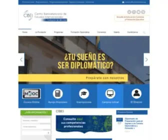 Fundacioncibei.org(Centro Iberoamericano de estudios internacionales) Screenshot
