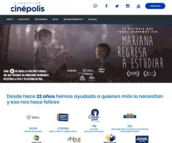 Fundacioncinepolis.org(Organización sin fines de lucro) Screenshot