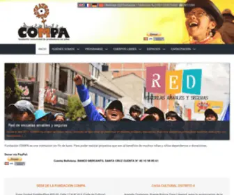 Fundacioncompa.com(Fundación compa) Screenshot