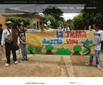 Fundacioncomunidadesunidasdecolombia.org(COUNCO) Screenshot