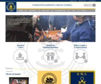 Fundacioncondell.cl(Fundación Almirante Carlos Condell) Screenshot