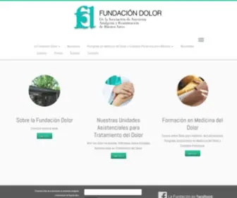 Fundaciondolor.org.ar(Fundación) Screenshot