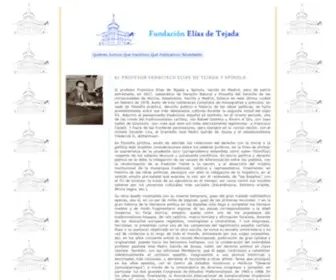 Fundacioneliasdetejada.org(El profesor Francisco Elías de Tejada y Spínola) Screenshot
