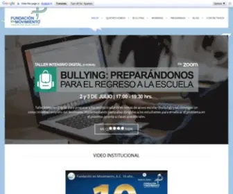 Fundacionenmovimiento.org.mx(Fundación) Screenshot