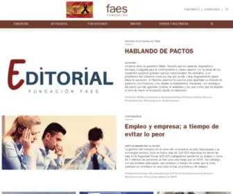 Fundacionfaes.org(FAES) Screenshot