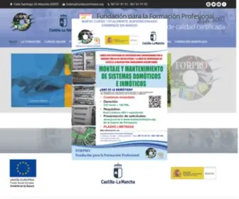 Fundacionforpro.org(Fundación Forpro Albacete) Screenshot