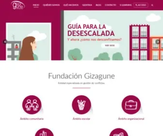 Fundaciongizagune.net(Inicio) Screenshot