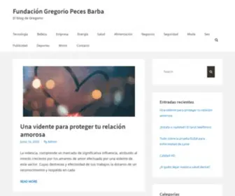 Fundaciongregoriopecesbarba.es(Fundaciongregoriopecesbarba) Screenshot