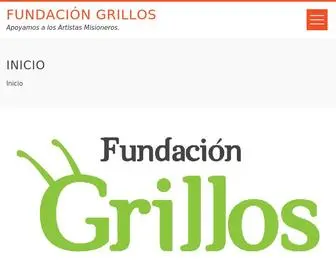 Fundaciongrillos.org(Fundación Grillos) Screenshot