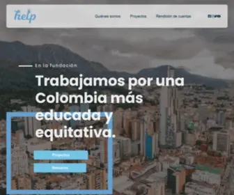 Fundacionhelp.org(Fundación Help) Screenshot