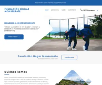 Fundacionhogarmonserrate.com.co(Hogar Monserrate) Screenshot