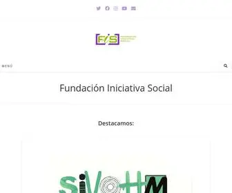 Fundacioniniciativasocial.es(Fundación) Screenshot